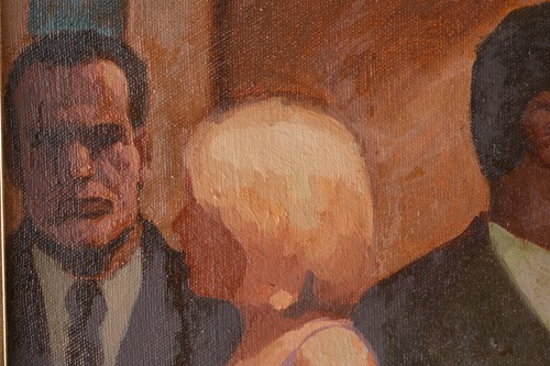 Lot 38 - Hunter (contemporary British school), figures...