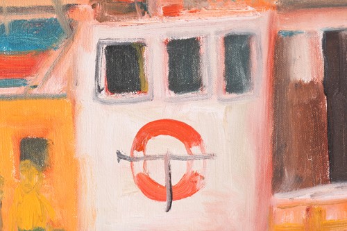 Lot 5 - John Bellany (1943-2013), Harbour scene, 1996,...