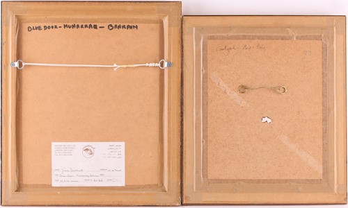 Lot 49 - Jane H Bartlett (20th century), 'Blue Door,...