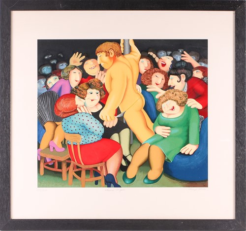 Lot 116 - Beryl Cook (1926-2008), 'Ladies' Night',...