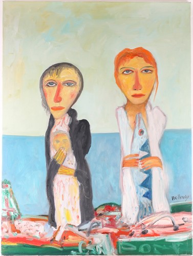 Lot 8 - John Bellany (1942-2013), Untitled, abstract...