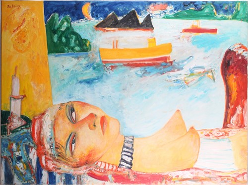 Lot 15 - John Bellany (1943-2013), 'Harbour Dreams',...