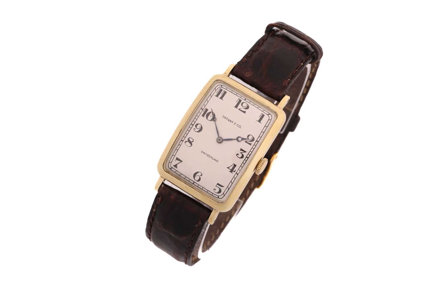 Lot 417 - A Gentlemen's Tiffany and Co. wristwatch with...