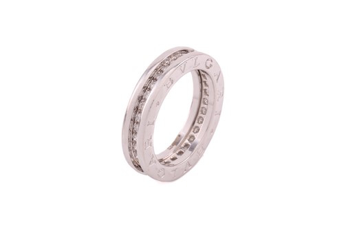 Lot 11 - Bulgari. A full hoop Bulgari B Zero diamond...