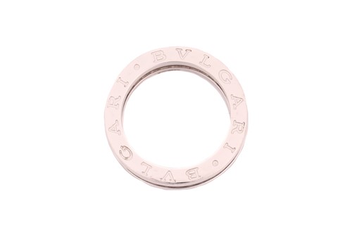 Lot 11 - Bulgari. A full hoop Bulgari B Zero diamond...