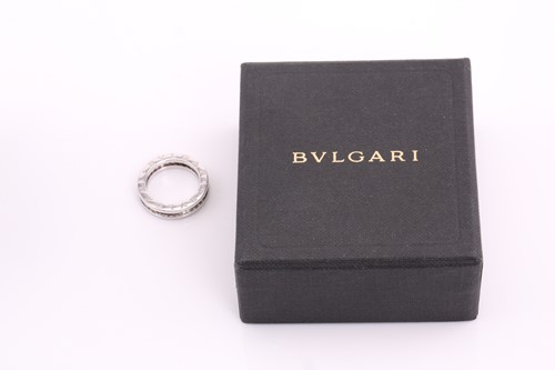Lot 11 - Bulgari. A full hoop Bulgari B Zero diamond...