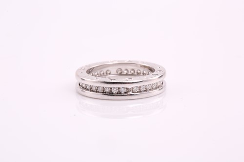 Lot 11 - Bulgari. A full hoop Bulgari B Zero diamond...