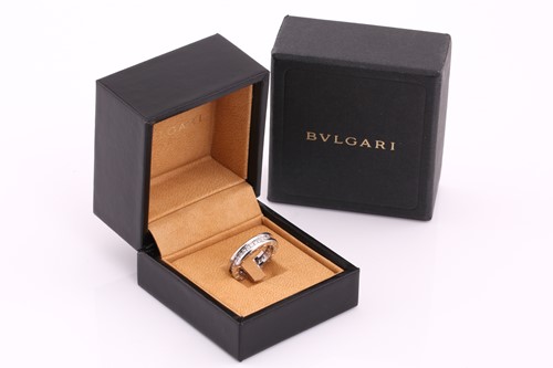 Lot 11 - Bulgari. A full hoop Bulgari B Zero diamond...