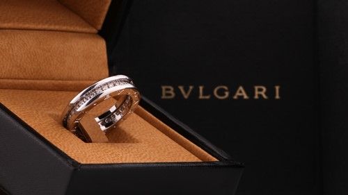 Lot 11 - Bulgari. A full hoop Bulgari B Zero diamond...