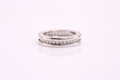 Lot 11 - Bulgari. A full hoop Bulgari B Zero diamond...