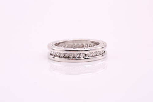 Lot 11 - Bulgari. A full hoop Bulgari B Zero diamond...
