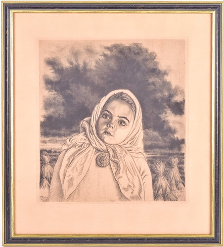 Lot 135 - Eduard Wiiralt (1898-1954) Estonian, 'Virve',...