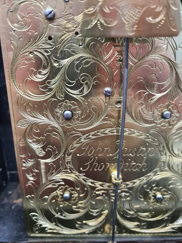 Lot 429 - A George I/II ebonized twin fusee repeat...