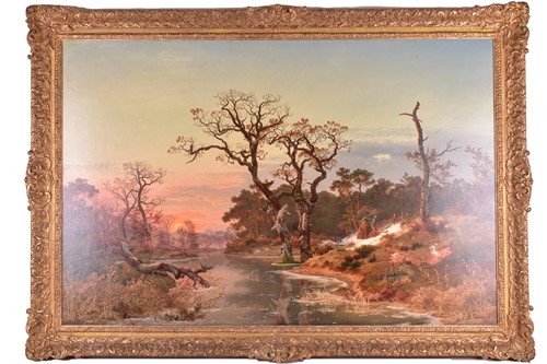 Lot 19 - Wilhelm Porttmann (1819 - 1893), a frozen...