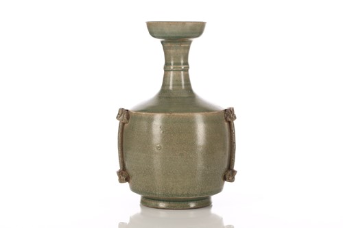 Lot 143 - A Chinese celadon vase, in the tang style, of...