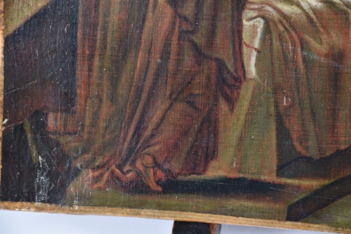 Lot 15 - A French 18th century School oil on canvas of...