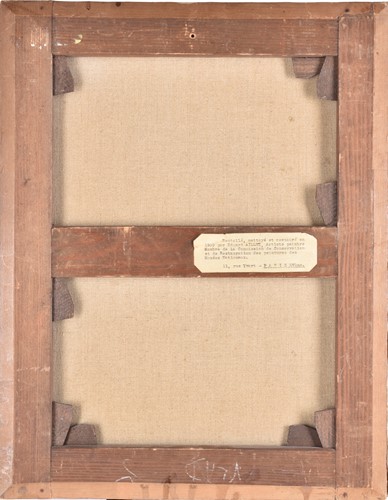 Lot 15 - A French 18th century School oil on canvas of...
