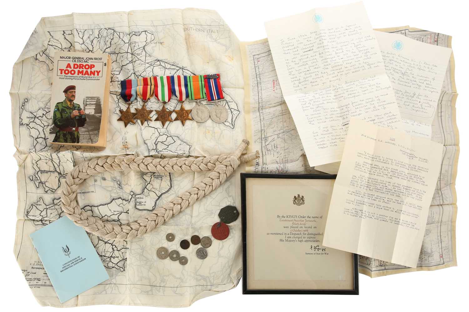 Lot 348 - An interesting collection of WWII items...
