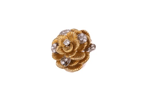 Lot 46 - A Kutchinsky platinum and 18ct yellow gold...