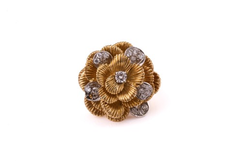 Lot 46 - A Kutchinsky platinum and 18ct yellow gold...