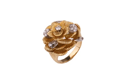 Lot 46 - A Kutchinsky platinum and 18ct yellow gold...