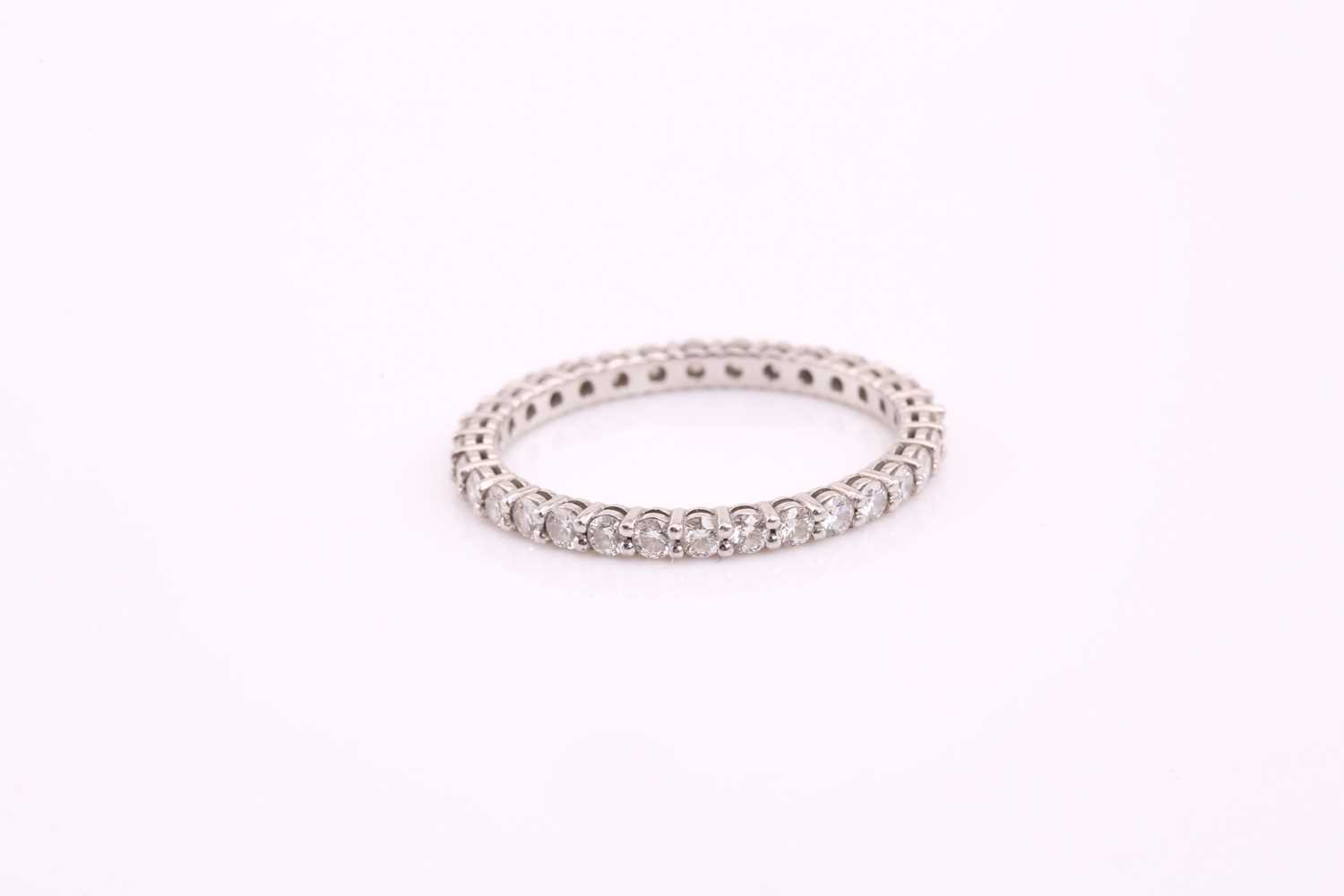 Lot 255 - Tiffany & Co. A Soleste small full hoop...