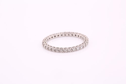 Lot 255 - Tiffany & Co. A Soleste small full hoop...