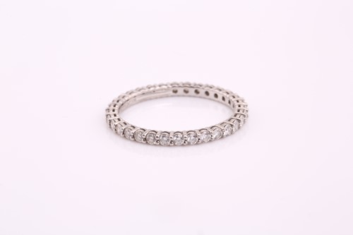 Lot 255 - Tiffany & Co. A Soleste small full hoop...