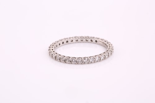 Lot 255 - Tiffany & Co. A Soleste small full hoop...