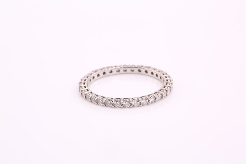 Lot 255 - Tiffany & Co. A Soleste small full hoop...