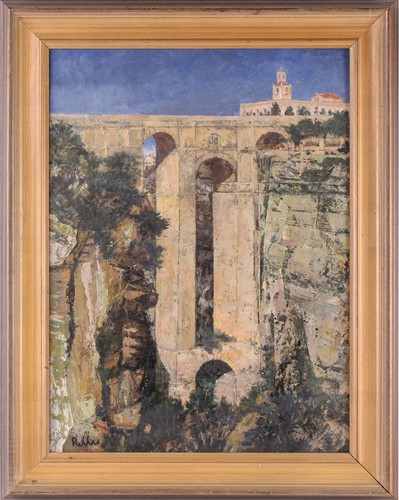 Lot 10 - Edward Pullée (1907-2002) British, 'The Bridge...