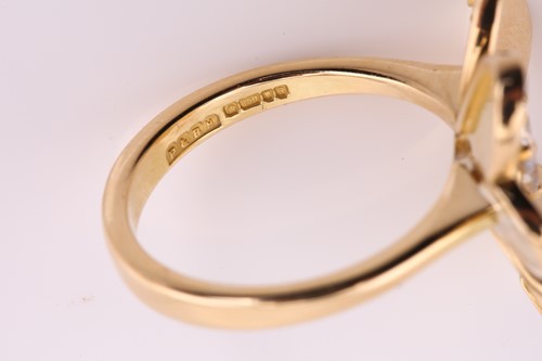Lot 209 - An 18ct gold ring converted from Van Cleef &...