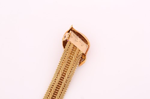 Lot 50 - A Kutchinsky ruby and diamond slide bracelet,...