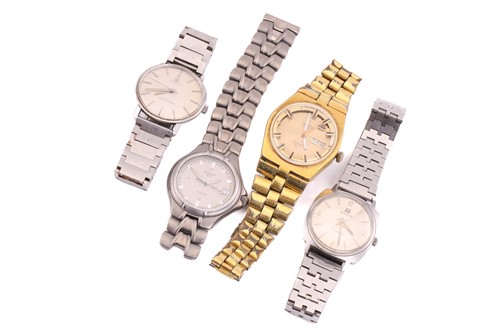 Lot 408 - A collection of four Tissot wristwatches,...
