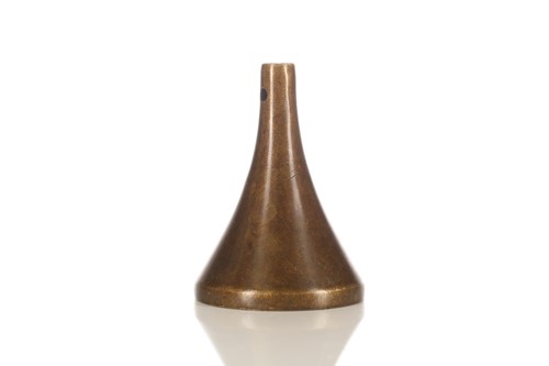 Lot 98 - A Chinese bronze Tsa Tsa stupa mould, of bell...
