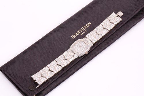 Lot 381 - A diamond set Boucheron high jewellery lady's...
