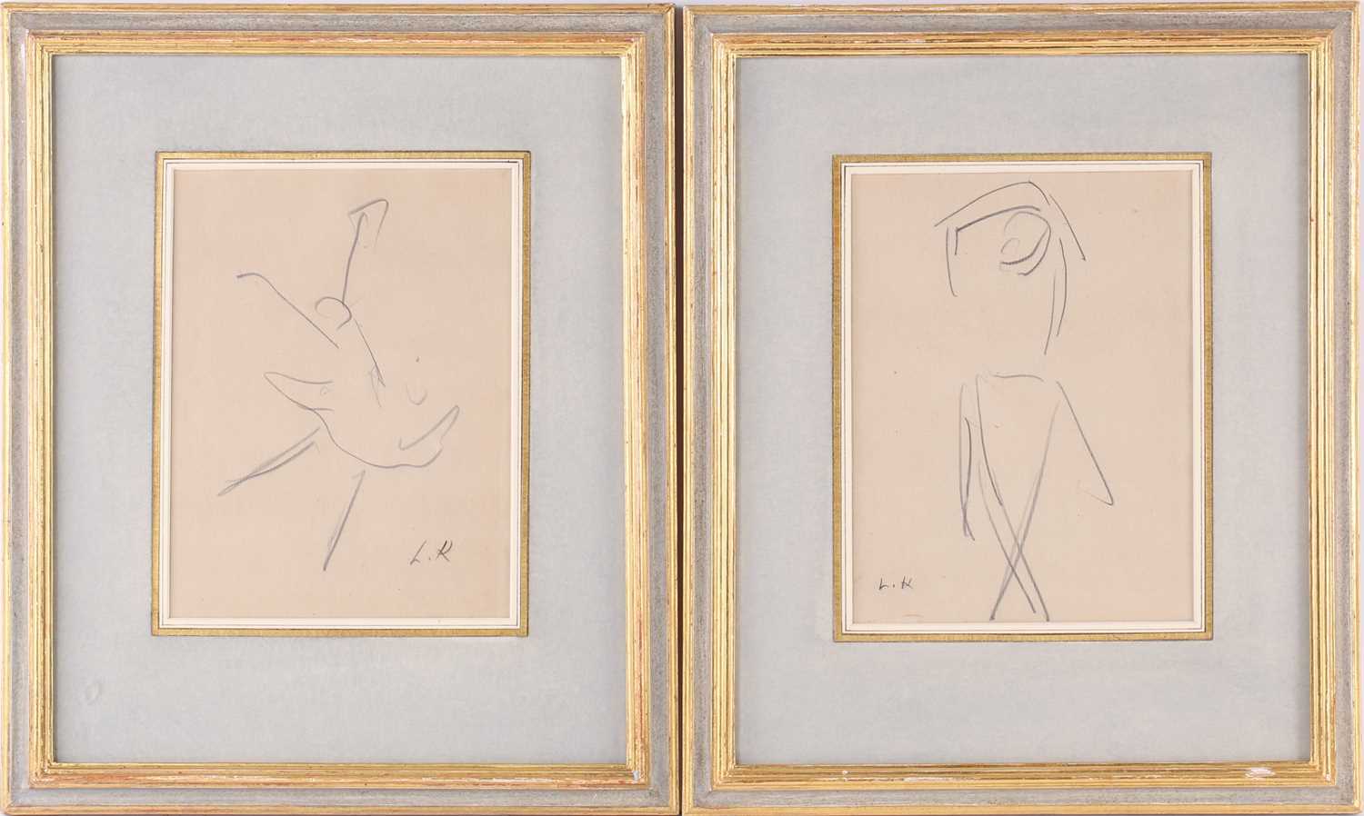 Lot 49 - Dame Laura Knight RA RWS (1877-1970), a pair...