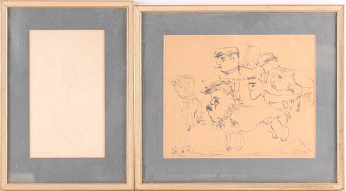 Lot 104 - Eric Gill ARA (1882-1940), 'DC and EW -...
