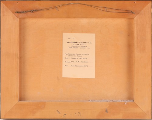 Lot 59 - Patrick Procktor (1936-2003), 'Regents Park,...
