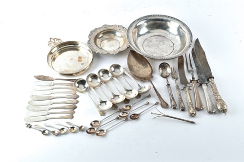 Lot 471 - A large American sterling silver "Quaich" form...