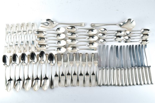 Lot 458 - A 20th century part canteen of Gorham (?)...