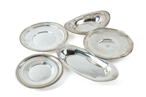 Lot 446 - A small collection of five American sterling...