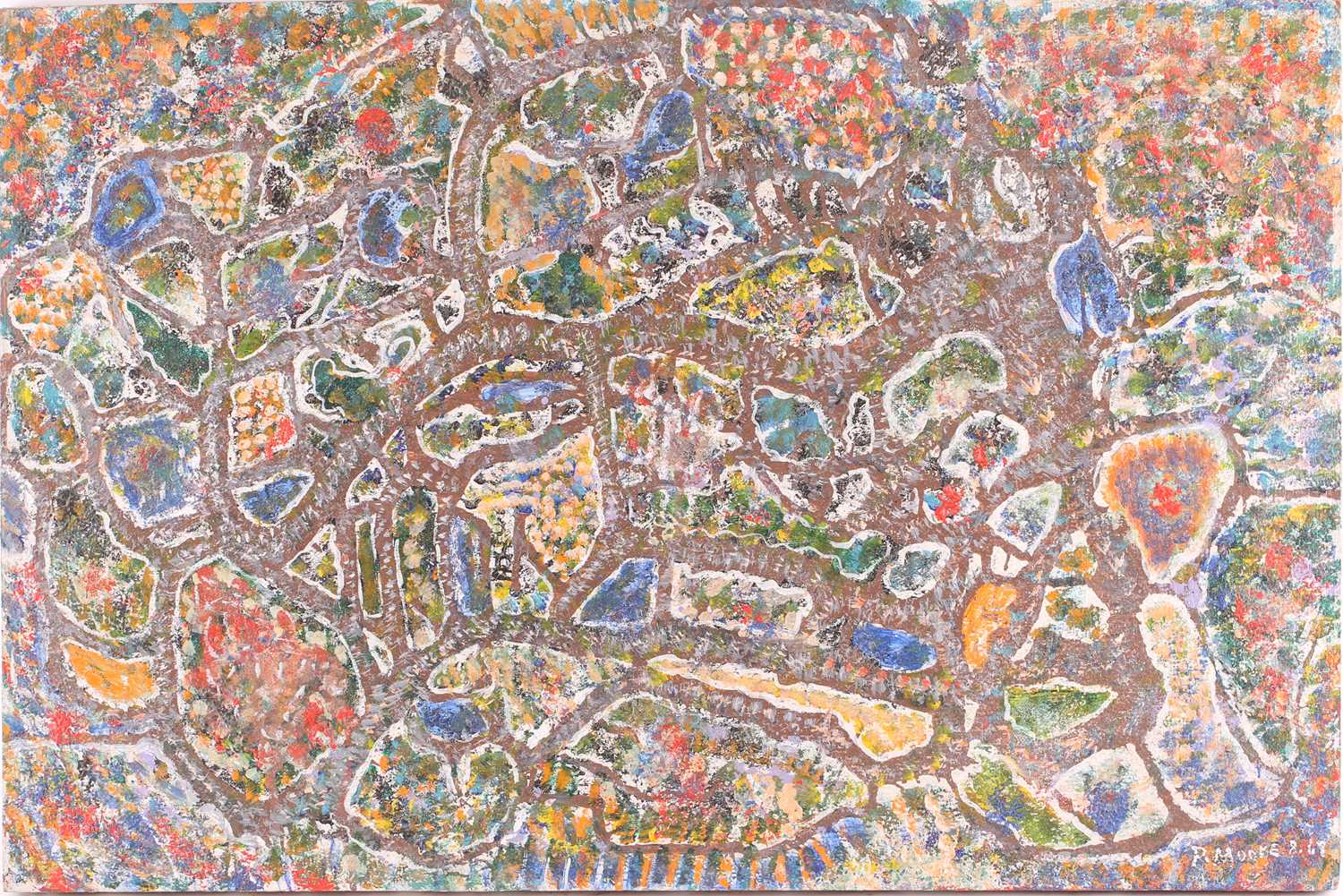 Lot 67 - Philip Moore (1921-2012) Guyanese, abstract...