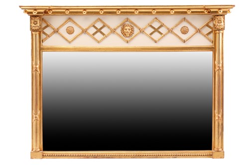 Lot 288 - A 19th-century carved wood and gilt and...