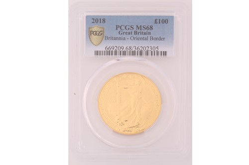 Lot 362 - A 2018 Royal Mint Britannia (Oriental border)...