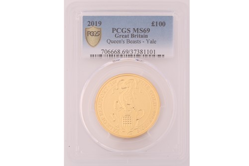 Lot 356 - A 2019 Royal Mint Queen's Beasts - The Yale...
