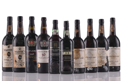 Lot 359 - Ten 75cl bottles of vintage port, comprising 2...