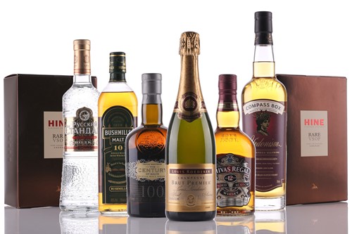 Lot 360 - Scotch whisky and other spirits comprising 1 x...