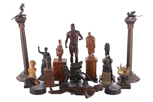 Lot 305 - A 20th century patinated bronze Grand Tour...