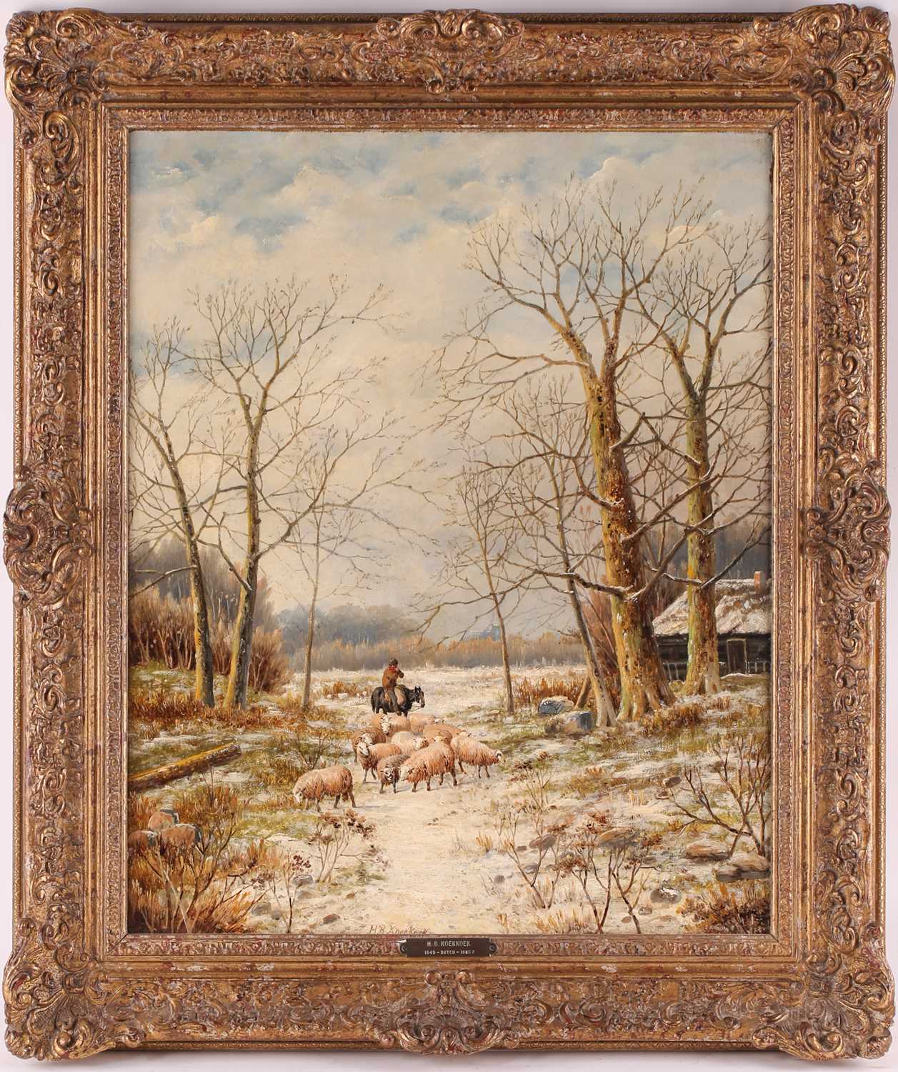 Lot 16 - Hendrik Barend Koekkoek (1849-1909) Dutch, a...
